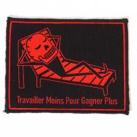 Travailler moins noir rouge